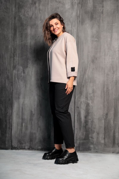 Свитшот BegiModa 4048 кофейный - фото 2