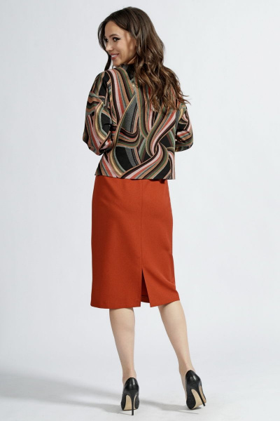 Платье Магия моды 2037 терракот - фото 4