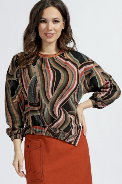 Платье Магия моды 2037 терракот - фото 2