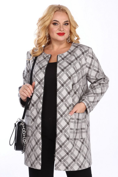 Жакет SOVITA 1101 серый - фото 4