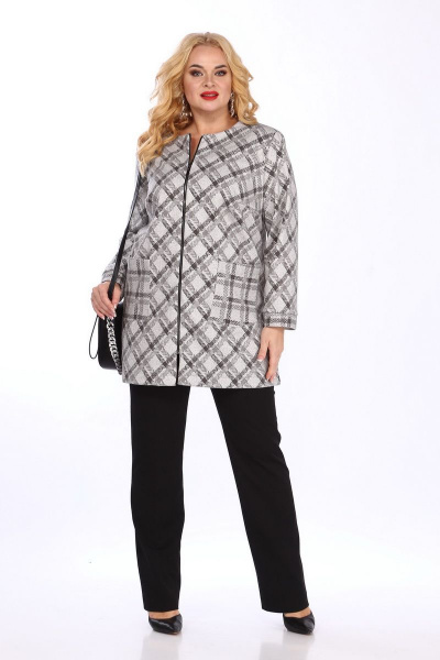 Жакет SOVITA 1101 серый - фото 2