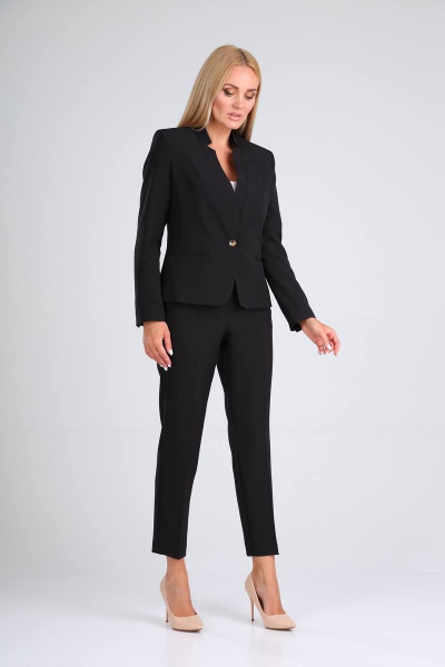 Брюки, жакет Vilena 843 черный - фото 2