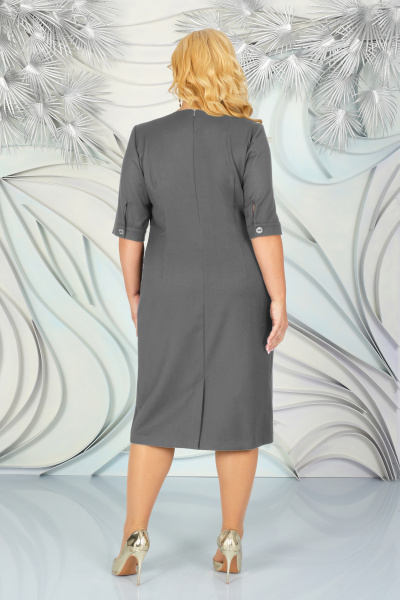 Платье Ninele 5926 серый - фото 2