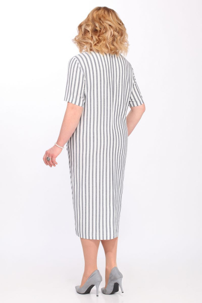 Платье Matini 3.1294 серый_полоска - фото 4