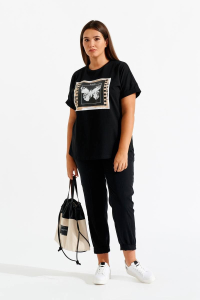 Брюки на каждый день из текстиля для лета BURVIN 8603-11 - фото 1