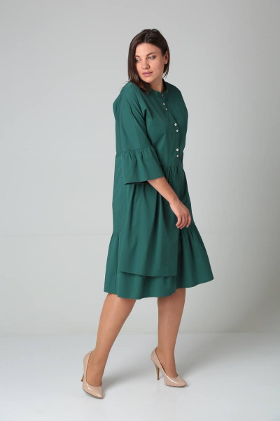 Платье Karina deLux M-1056 изумрудный - фото 3