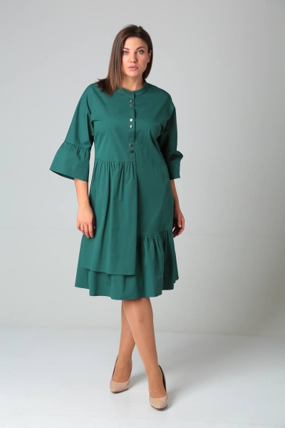 Платье Karina deLux M-1056 изумрудный - фото 1