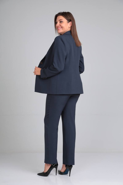Брюки, жакет, топ Karina deLux M-1060 графит - фото 6