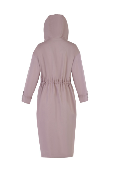 Плащ на каждый день розовый демисезон текстиль Elema 2-11710-1-164 бледная_роза - фото 3