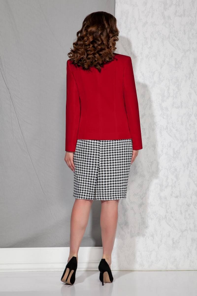 Жакет, платье Beautiful&Free 3058 красный - фото 2