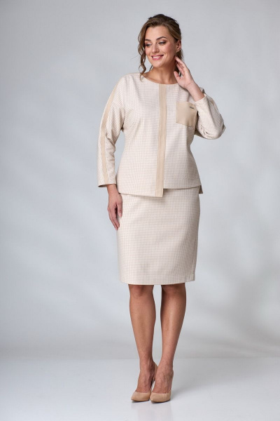 Джемпер, юбка Le Collect 247-1 - фото 4