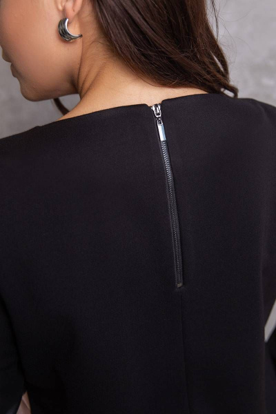 Блуза Daloria 6177 черный-бежевый - фото 7