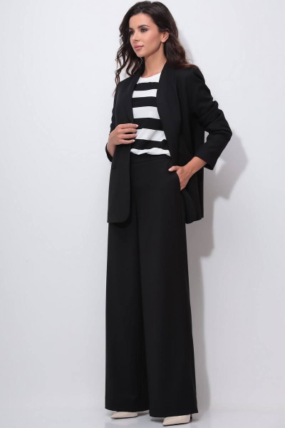 Брюки, джемпер, жакет LeNata 31285 черный - фото 3