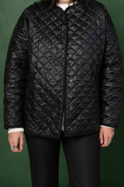 Жакет JRSy 2157 черный/горох - фото 5