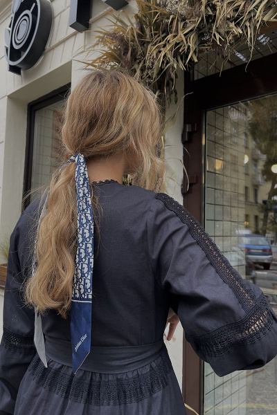 Богемное платье с запахом и многоярусной юбкой Pavlova 097 - фото 4