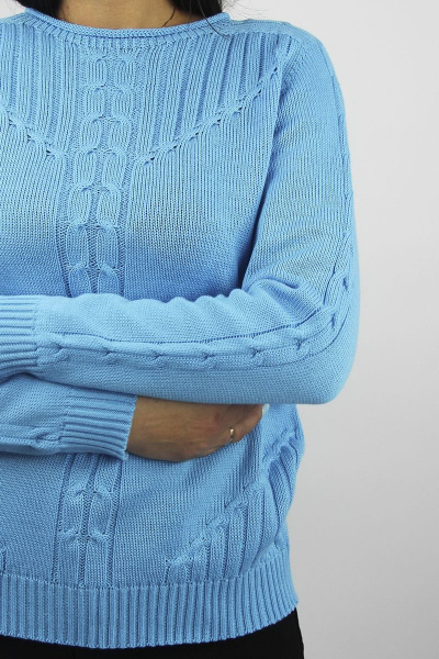 Джемпер Полесье С3523-19 9С0323-Д43 158,164 голубой - фото 3