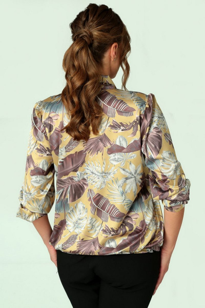 Блуза Таир-Гранд 62415 коричневый - фото 3