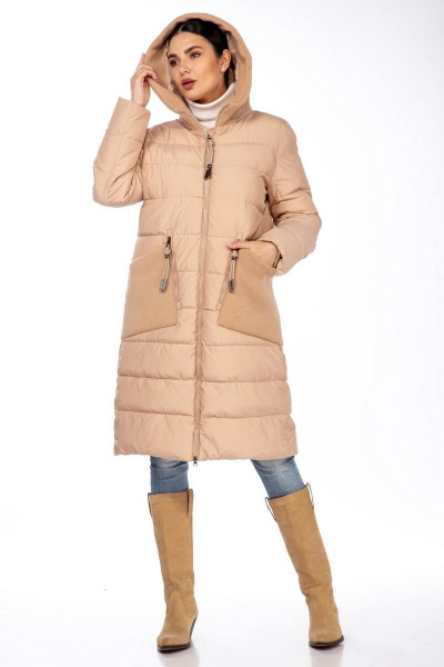 Пальто Beautiful&Free 4091 карамель - фото 3