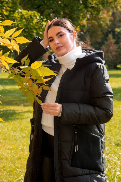 Пальто Beautiful&Free 4091 черный - фото 7