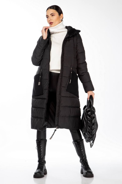 Пальто Beautiful&Free 4091 черный - фото 2