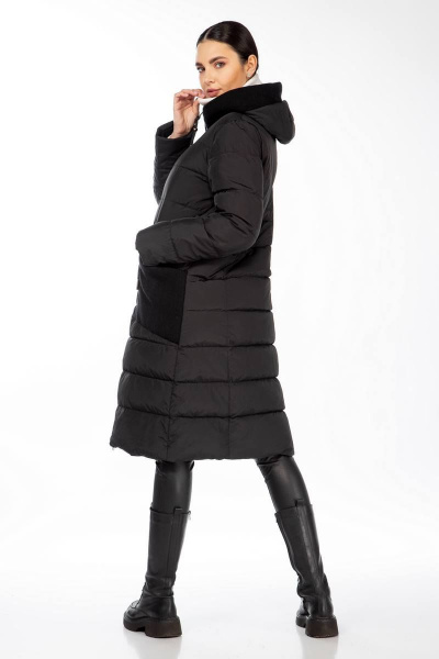Пальто Beautiful&Free 4091 черный - фото 4