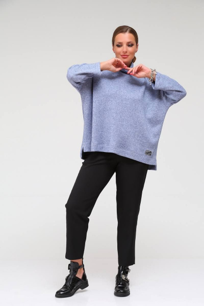 Джемпер Bliss 8051 стальной_синий - фото 5
