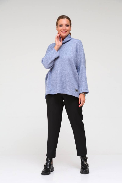 Джемпер Bliss 8051 стальной_синий - фото 2