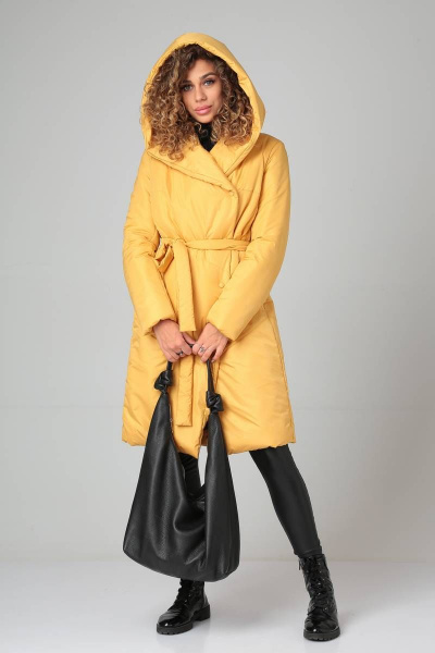 Пальто DOGGI 5016 янтарный - фото 1