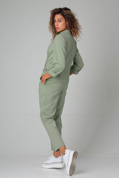 Брюки, жакет DOGGI 2848 фисташка - фото 2