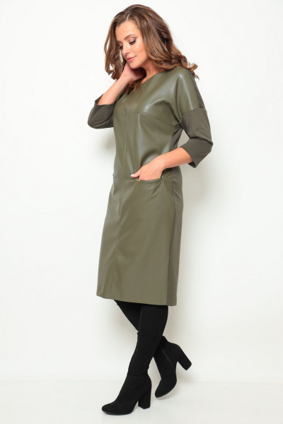 Платье Michel chic 2068 зеленый - фото 4