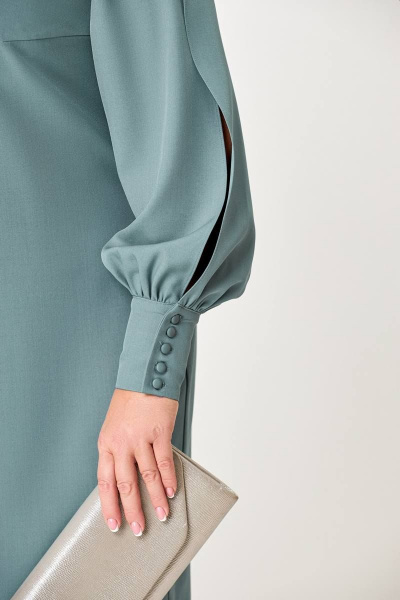 Платье Swallow 614 пепельно-голубой - фото 7