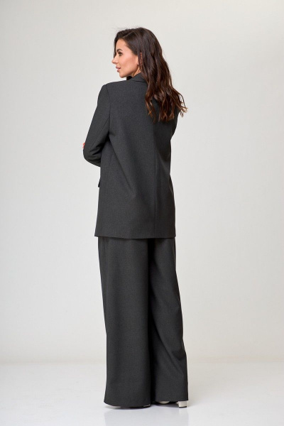 Брюки и жакет классика стиля с функциональными карманами Anelli 1187 оникс - фото 7
