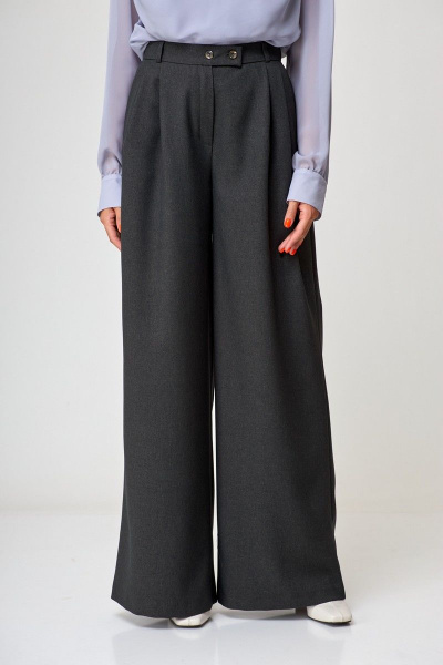 Брюки и жакет классика стиля с функциональными карманами Anelli 1187 оникс - фото 5