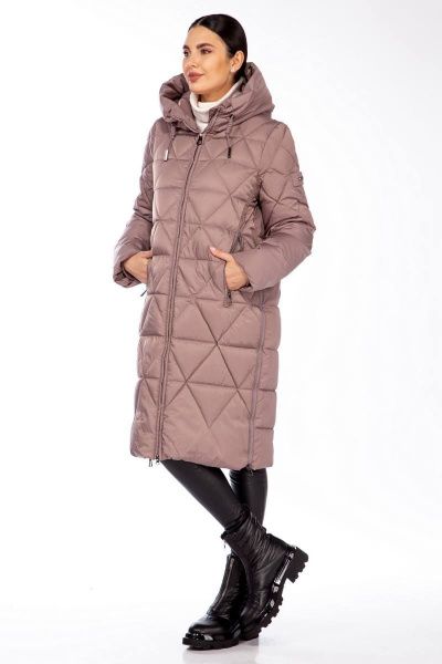 Пальто Beautiful&Free 4099 лиловый - фото 3