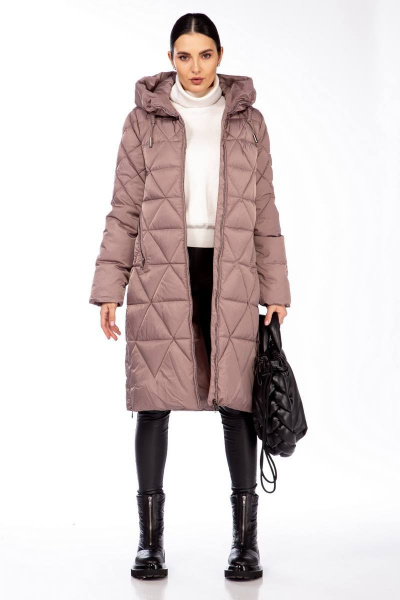 Пальто Beautiful&Free 4099 лиловый - фото 2