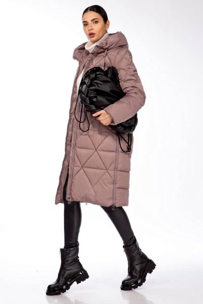 Пальто Beautiful&Free 4099 лиловый - фото 5