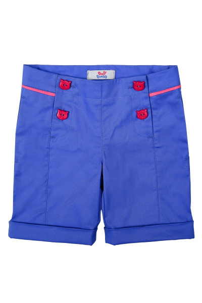 Синие капри из хлопка с карманами, лето Bell Bimbo 161157 синий - фото 1