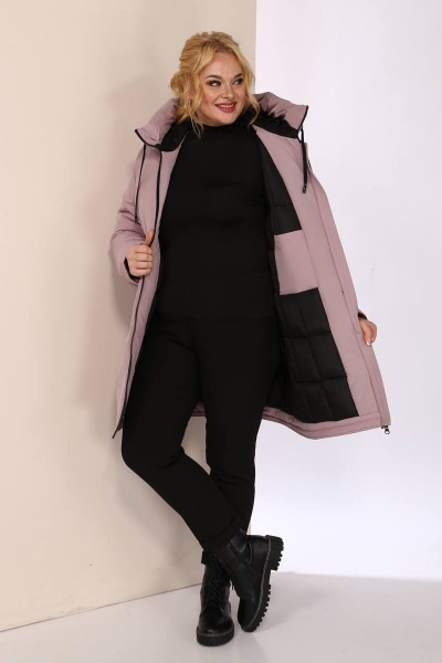 Куртка Shetti 2096 пудра - фото 5