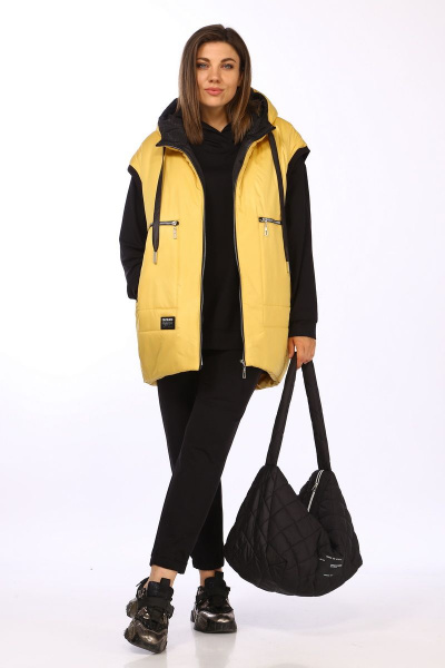 Жилет Lady Secret 048 желтый - фото 4