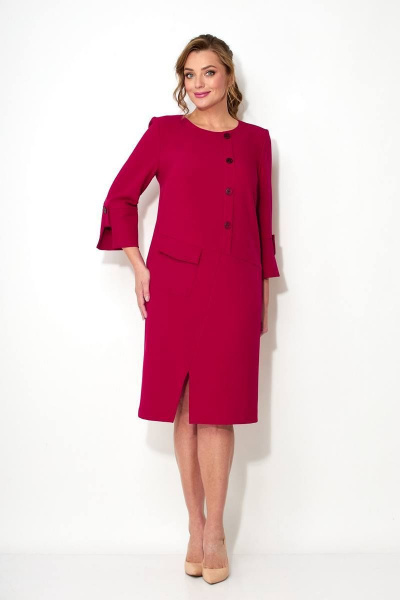 Платье Koketka i K 975 бордовый - фото 4