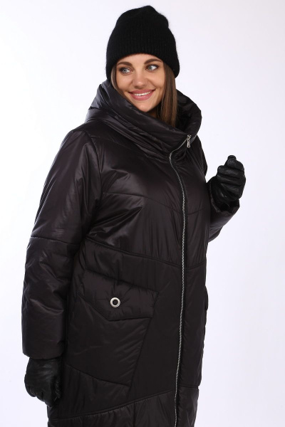 Пальто Lady Secret 5023 черный - фото 3