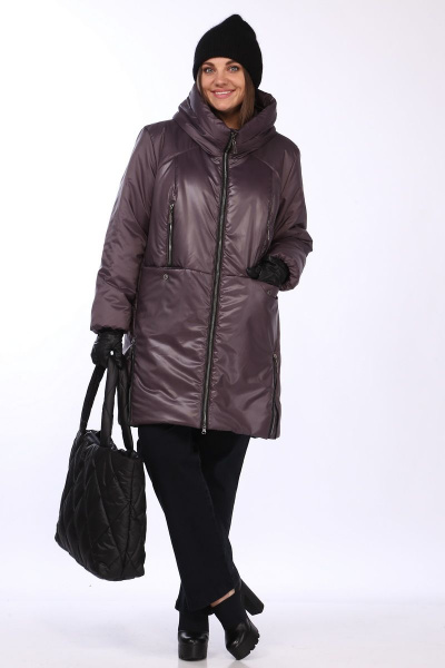 Пальто Lady Secret 5024 графит - фото 6