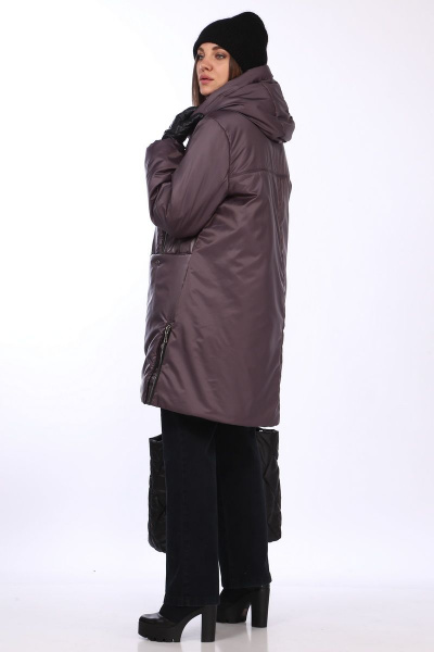 Пальто Lady Secret 5024 графит - фото 3