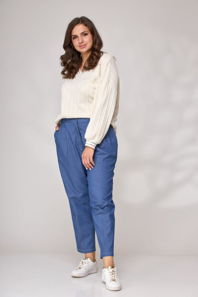 Блуза Andina city 3003 молочный - фото 4