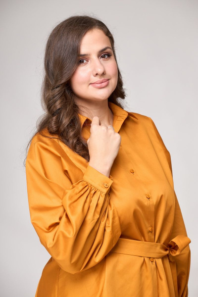 Блуза Andina city 5003 тыква - фото 2