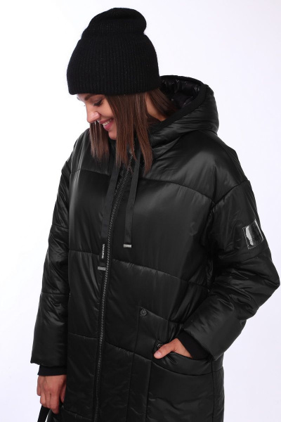 Пальто Lady Secret 8290 черный - фото 3