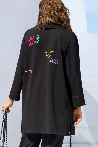 Брюки, кардиган Vittoria Queen 16793/1 черный - фото 6