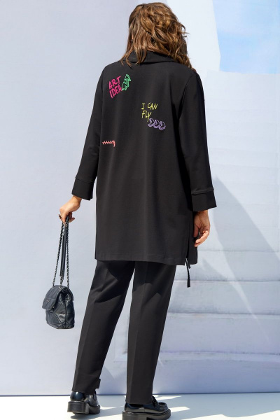 Брюки, кардиган Vittoria Queen 16793/1 черный - фото 5