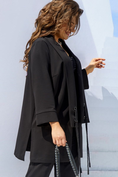 Брюки, кардиган Vittoria Queen 16793/1 черный - фото 4