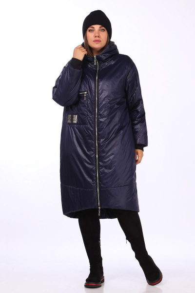 Пальто Lady Secret 5018 синий - фото 4